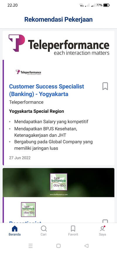 melamar kerja di aplikasi jobstreet