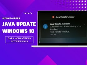 Cara Menghilangkan Notifikasi Java Update Available Windows 10