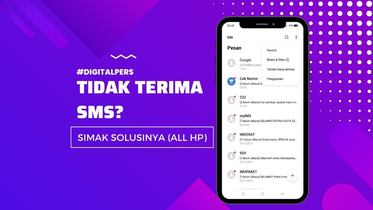 Cara Mengatasi HP Tidak Bisa Menerima SMS dari Semua Nomor