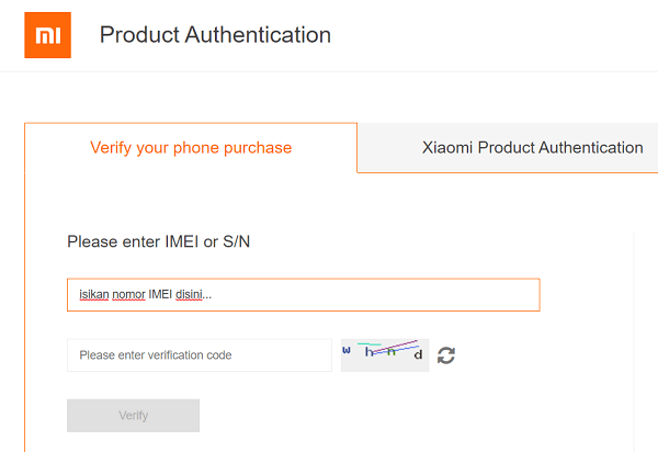 Cara cek Xiaomi asli atau palsu