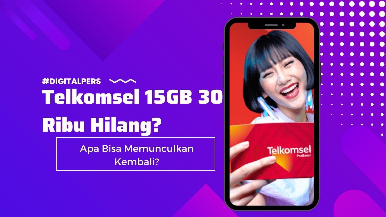Kode Paket Murah Telkomsel 2022 15GB 30 Ribu