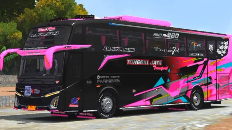 Mod bussid tunggal jaya blackpink